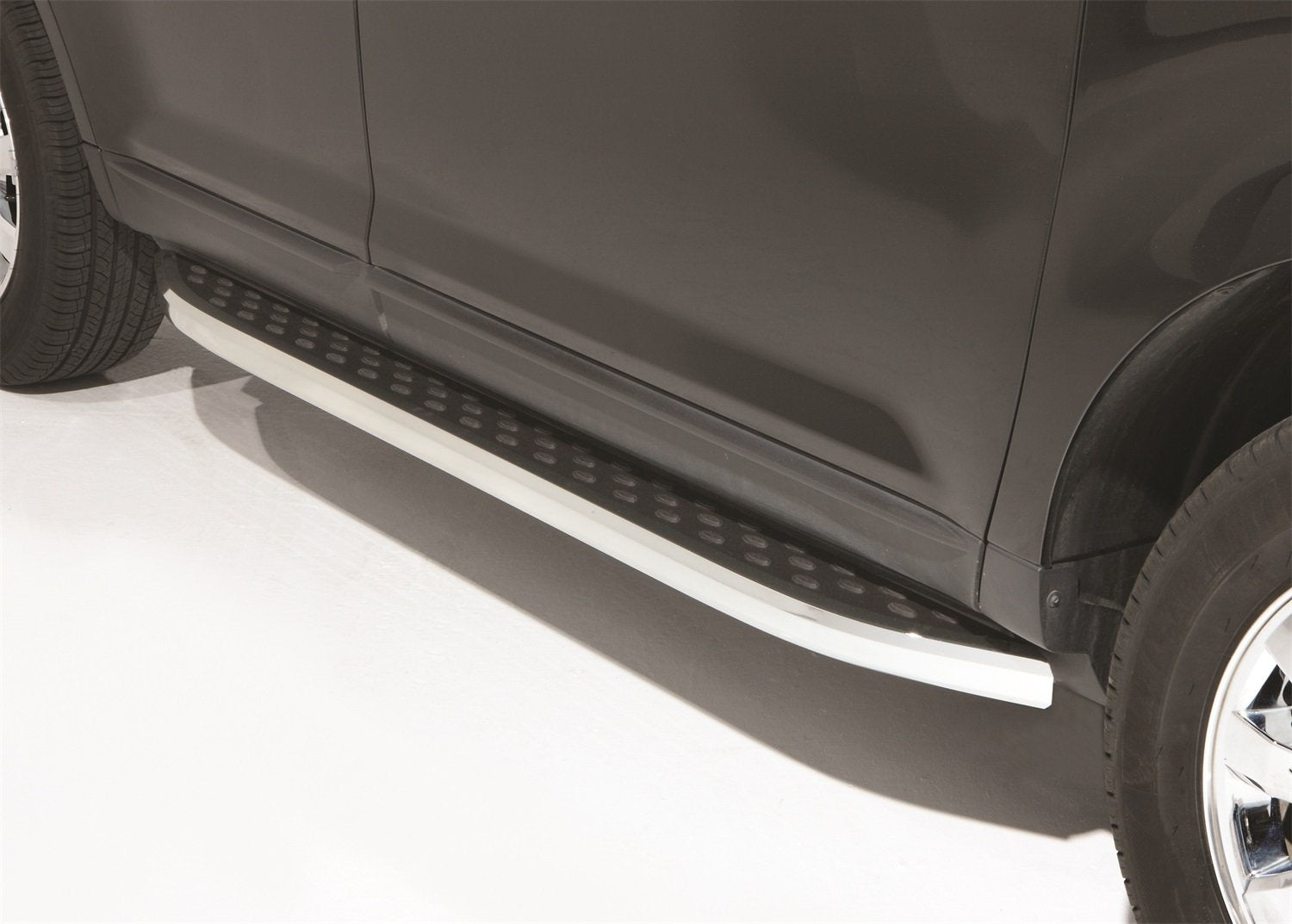 Chrome Dee Zee DZ16202 NXc Running Boards Black