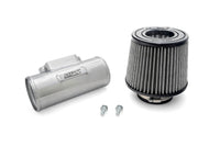 HPS 3" Polished Aluminum MAF Sensor Housing with HPS-4341 Dual-Cone Air Filter Compatible for Lexus Toyota 2JZ 1MZ 1UZ Engine, MAFT-1606