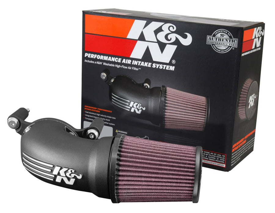 Cold Air Intake System K&N: High-Flow Air Filter, Increase Performance & Acceleration: Compatible with 2001-2017 Harley Davidson: (See Product Descriptions for Select Models), 57-1137