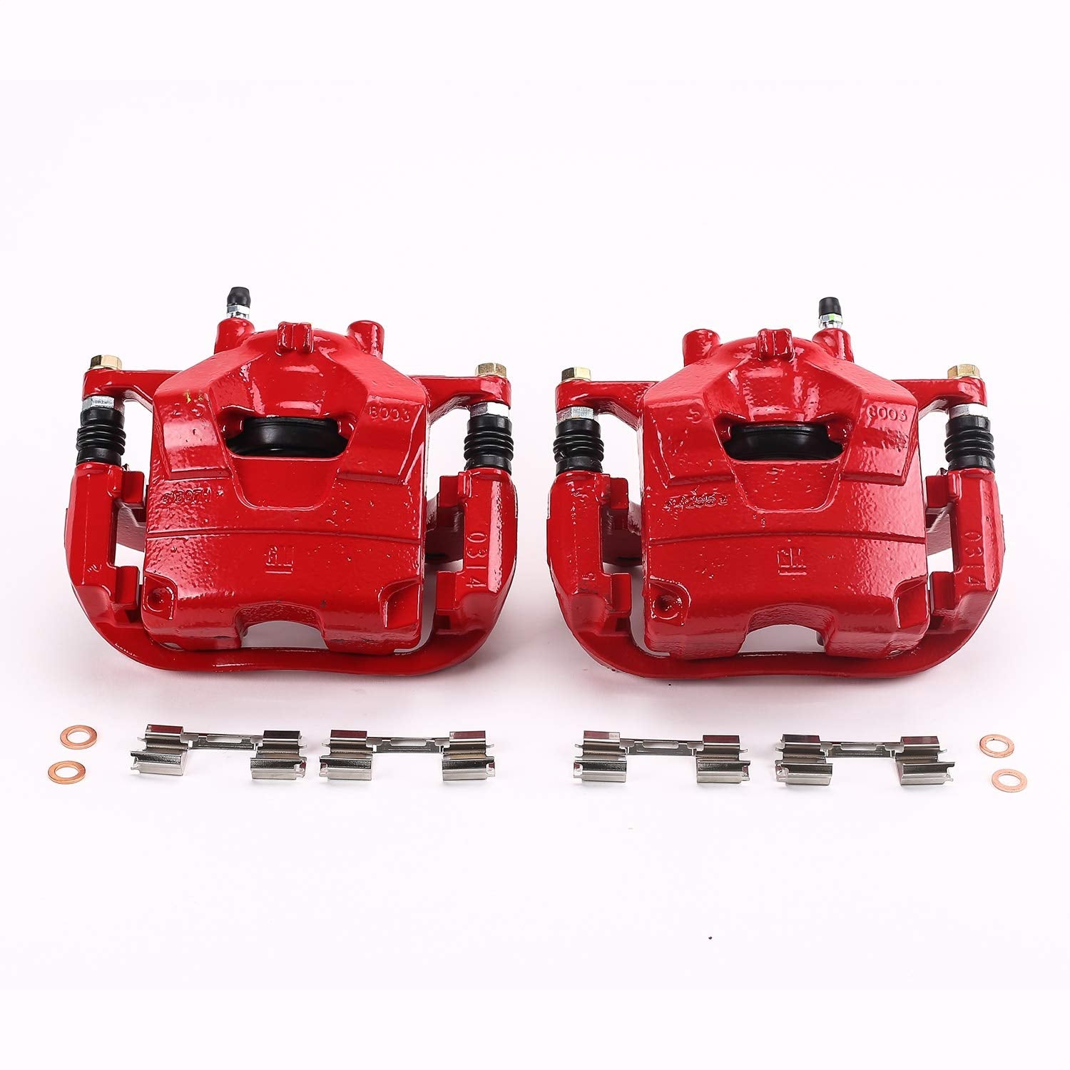 Power Stop S5328 Front Caliper Pair Powder Coated For Buick Encore, Buick Verano, Chevrolet Cruze, Chevrolet Orlando, Chevrolet Trax, Chevrolet Volt [Model Specific]