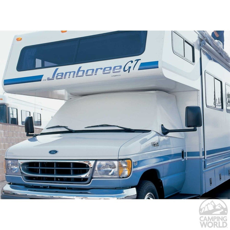 Dodge ADCO 2411 Class C RV Motorhome Windshield Cover, White