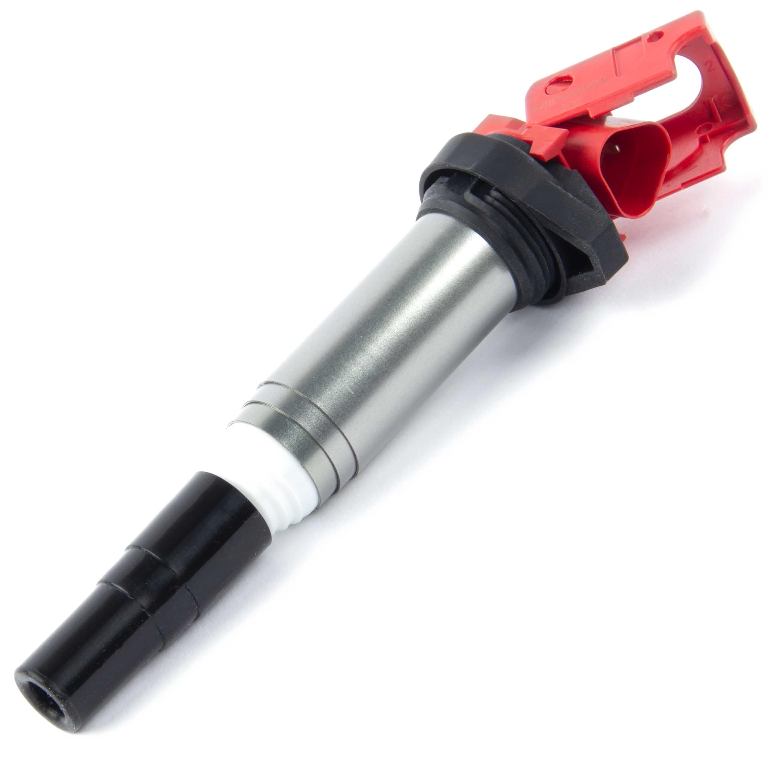 Dinan Ignition Coil for Select BMW M, N, and S Series Models D650-0003 (Red) - M54 N20 N52 N54 N55 N62 N63 S55 and S63 - Direct Replacement for OEM Stock Parts - 1 pack