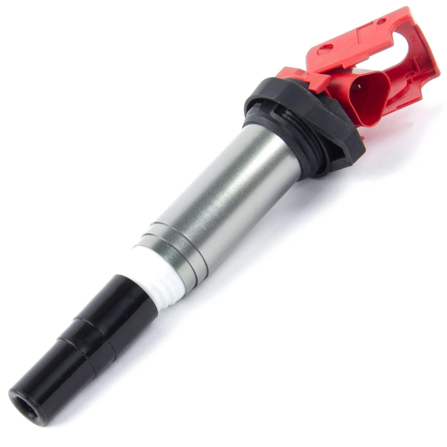 Dinan Ignition Coil for Select BMW M, N, and S Series Models D650-0003 (Red) - M54 N20 N52 N54 N55 N62 N63 S55 and S63 - Direct Replacement for OEM Stock Parts - 1 pack