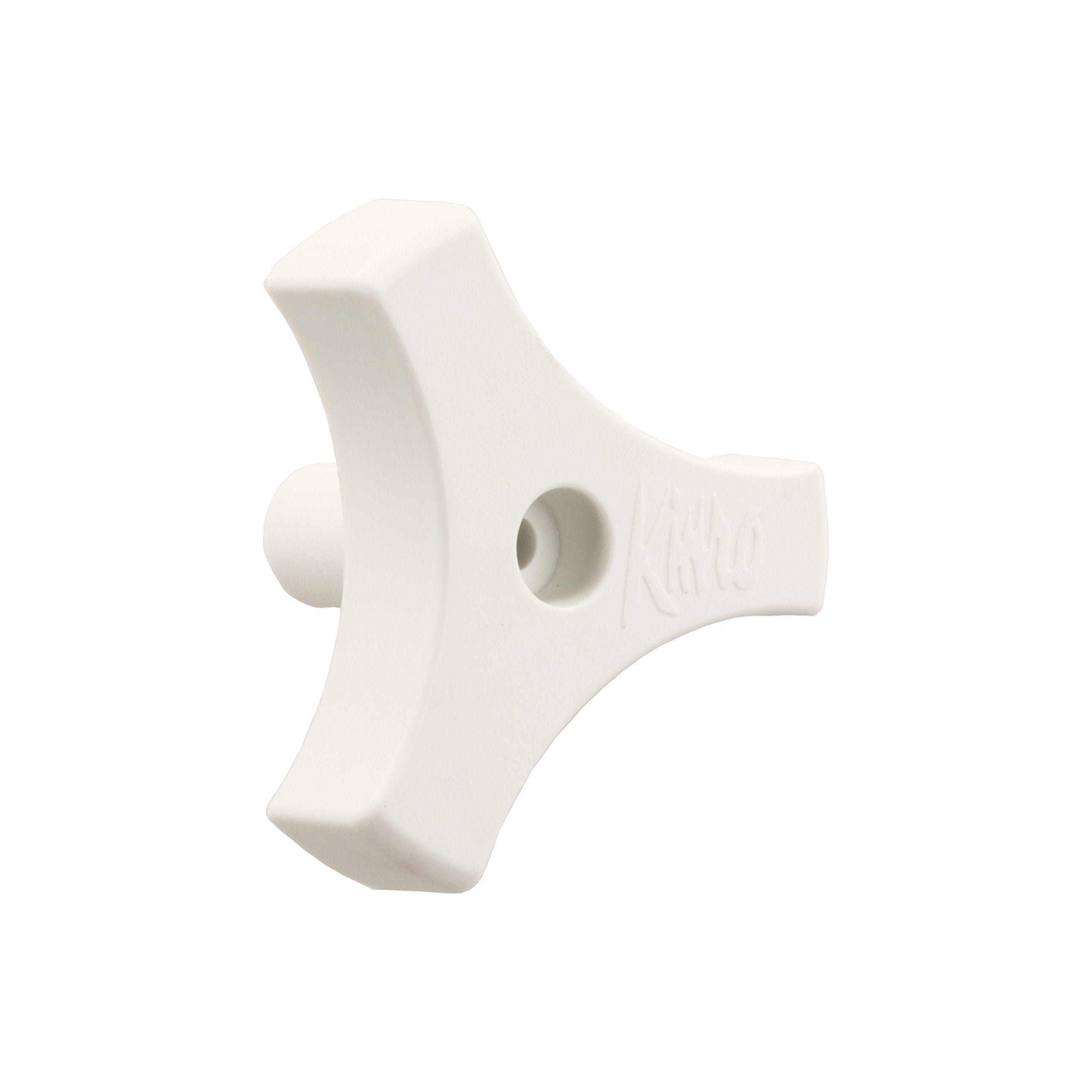 Tri-Lug JR Products Window Knob - 9/16", White