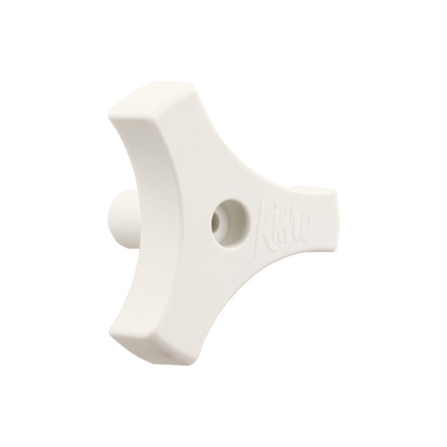 Tri-Lug JR Products Window Knob - 9/16", White