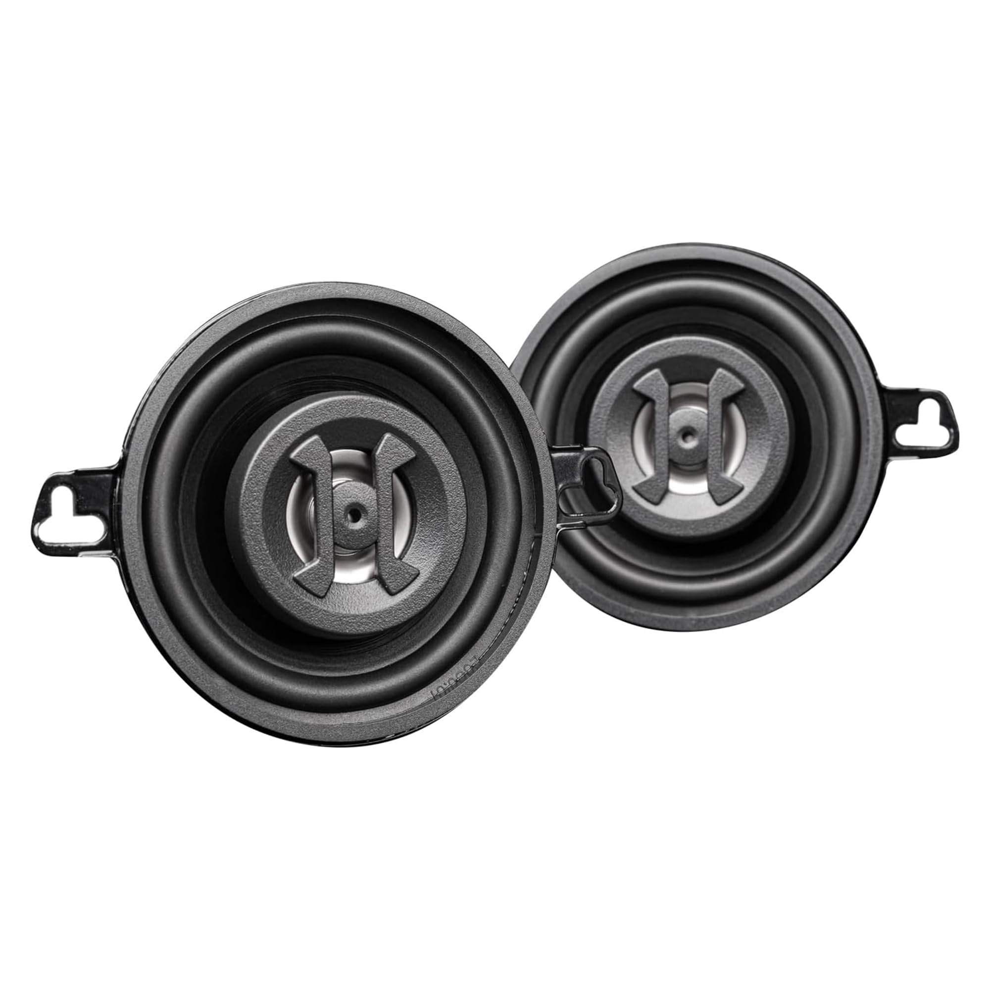 Hifonics Zeus 3.5 Inch ZS35CX 2 Way 125W Car Audio Coaxial Speakers with Mylar Dome Tweeter and Alpha Cellulose Poly Woofers, Pair