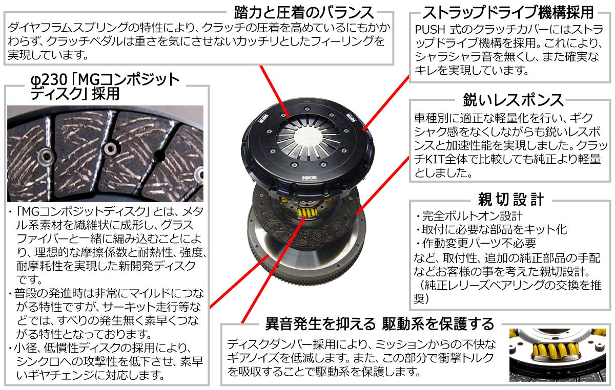 HKS LA Clutch HKS - Single - 26010-AF003