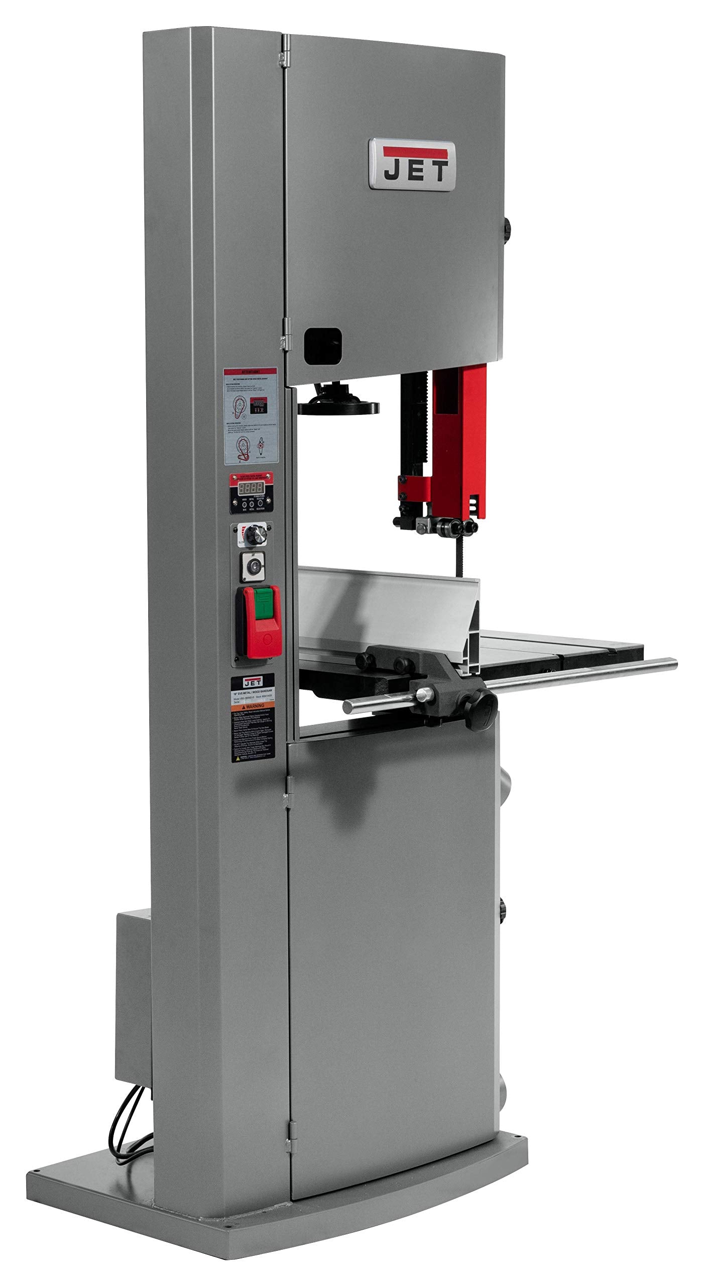 JET 18-Inch EVS Metal/Wood Bandsaw, 2 HP, 230V 1Ph (Model VBS-18MWEVS)