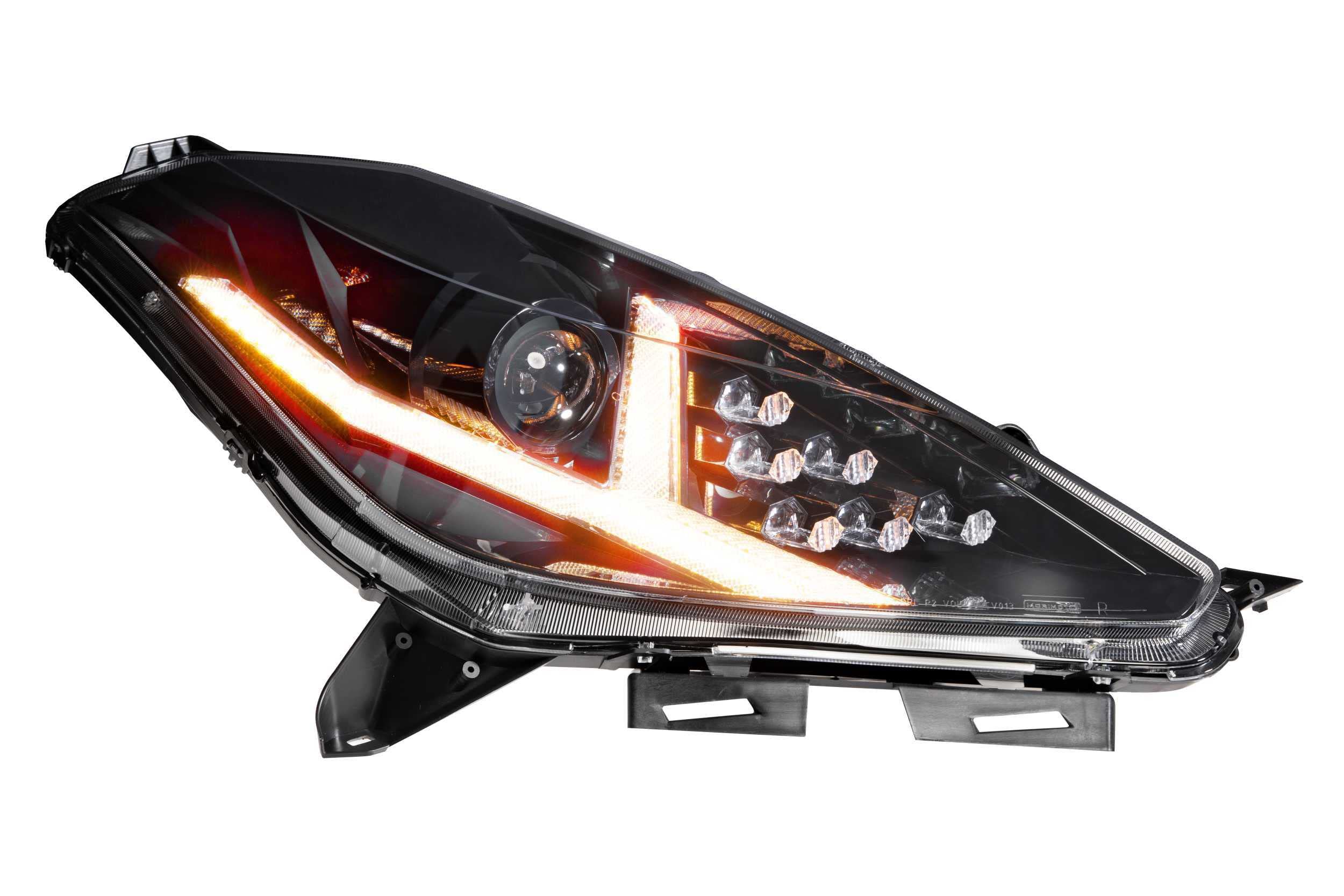 Morimoto LED XB Headlights, Plug and Play Headlight Housing Upgrade, Fits 2014-2019 Chevrolet Corvette C7, DOT Approved Assembly with Switchback Sequential Turn Signals & UV Coated Lenses (1x LF463)