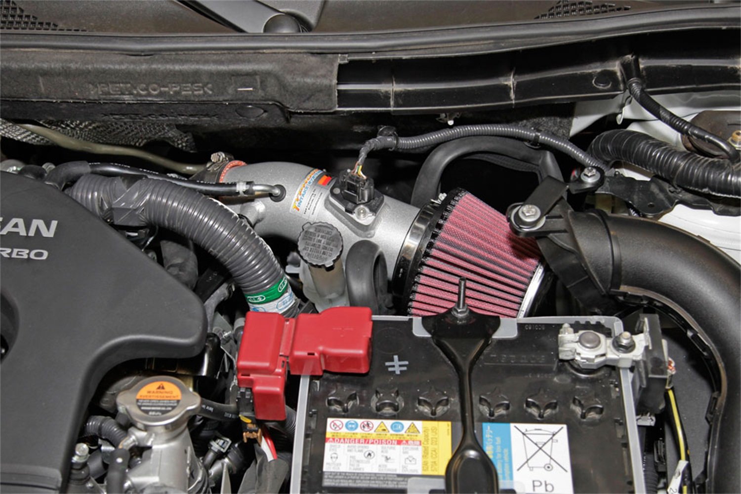Cold Air Intake System K&N: High-Flow Air-Filter, Increase Performance & Horsepower: Compatible with 2012-2015 NISSAN Juke, 69-7079TS