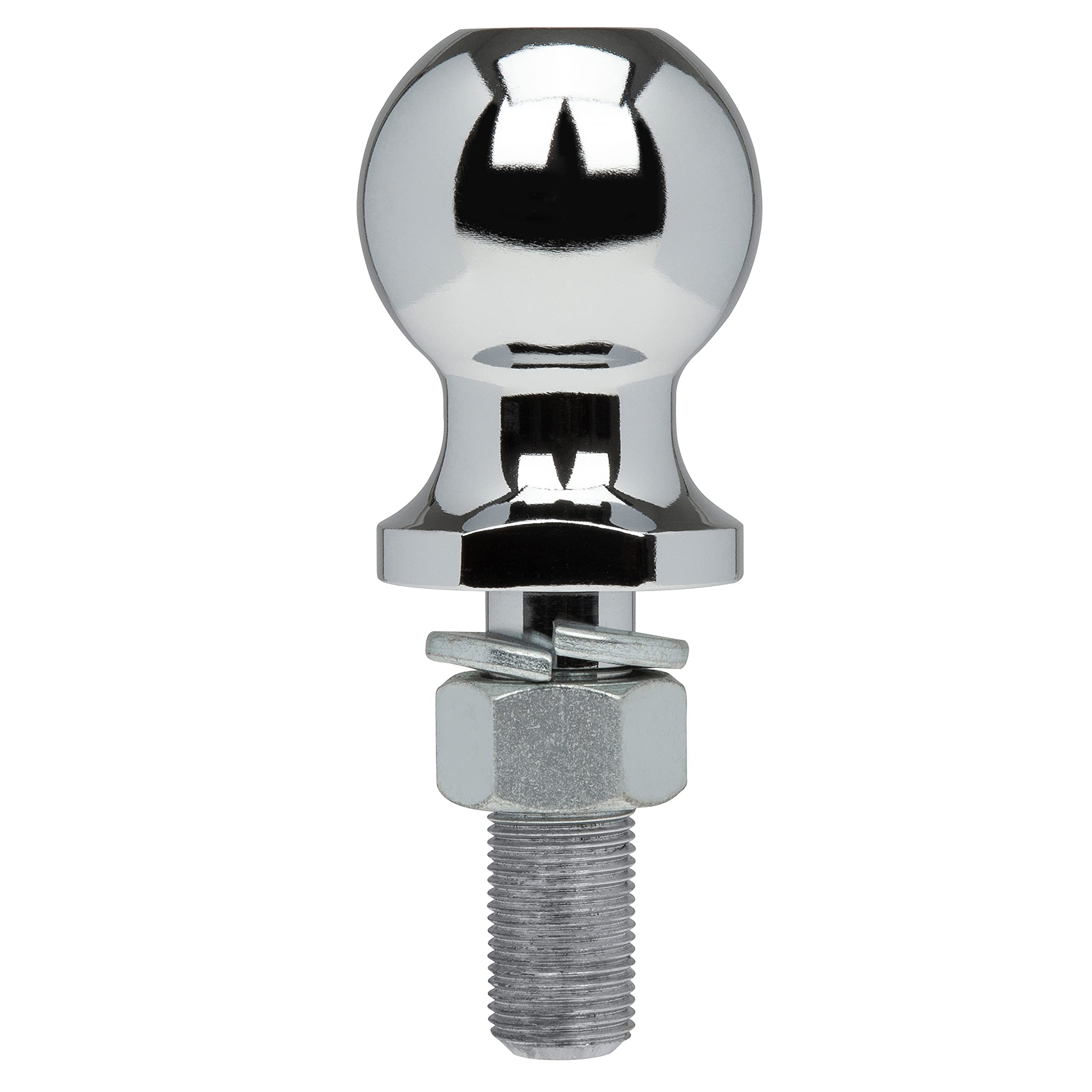 3,500 lb. Class 2 2 in. Ball Diameter, 3/4 in. Shank Diameter, 2-3/8 in. Shank Length Chrome Trailer Hitch Ball