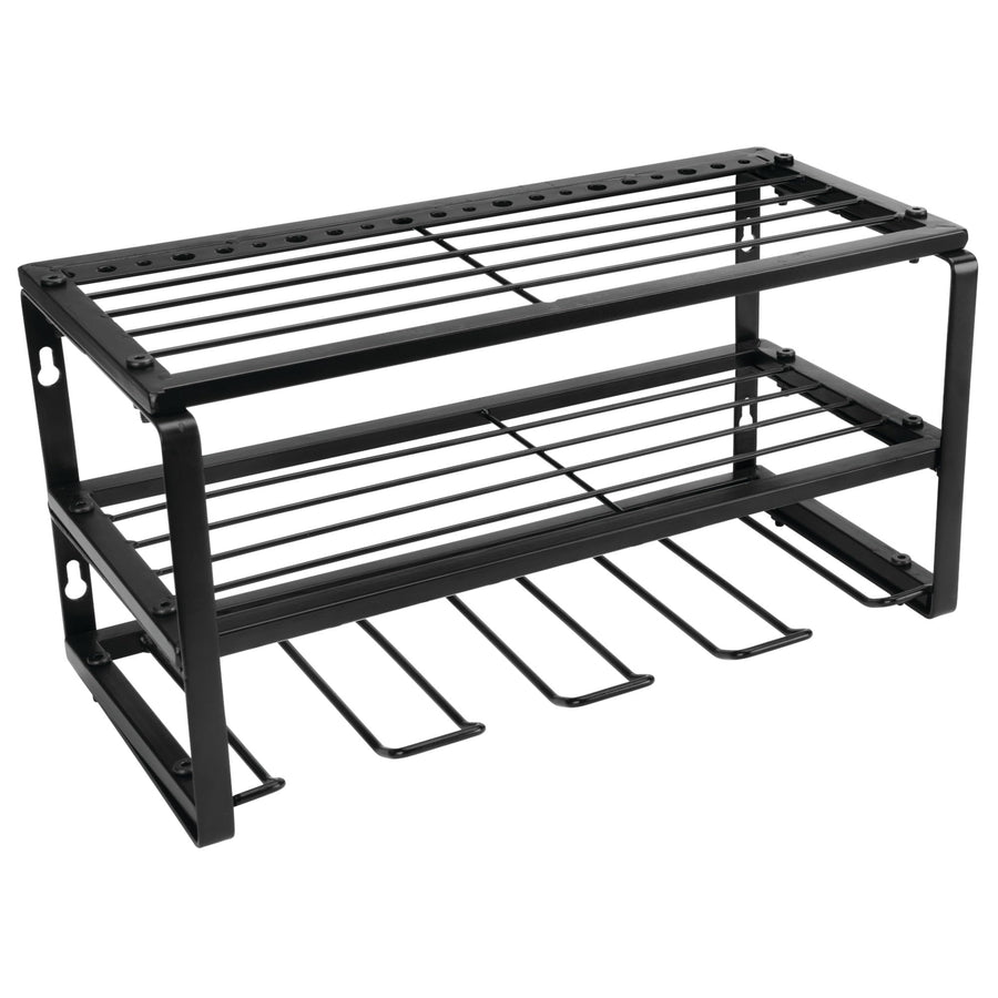 Power Tool Performance Tool W7701 Organizer Wall Mount - Hand Tool Storage Racks, Utility Racks, Drill Holder & More - 3 Tier Sturdy Iron 16" Cordless Tool Organizers