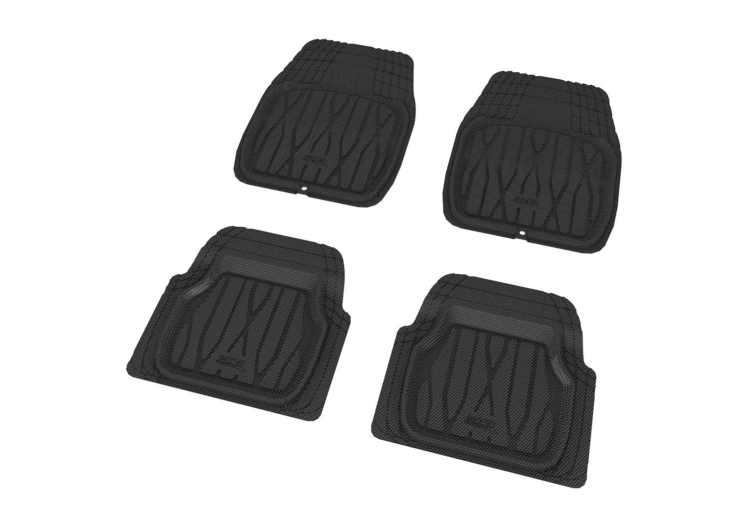 Universal 3D MAXpider All-Weather Hybrid Rubber Floor Mats for Cars Trucks SUV (Medium)