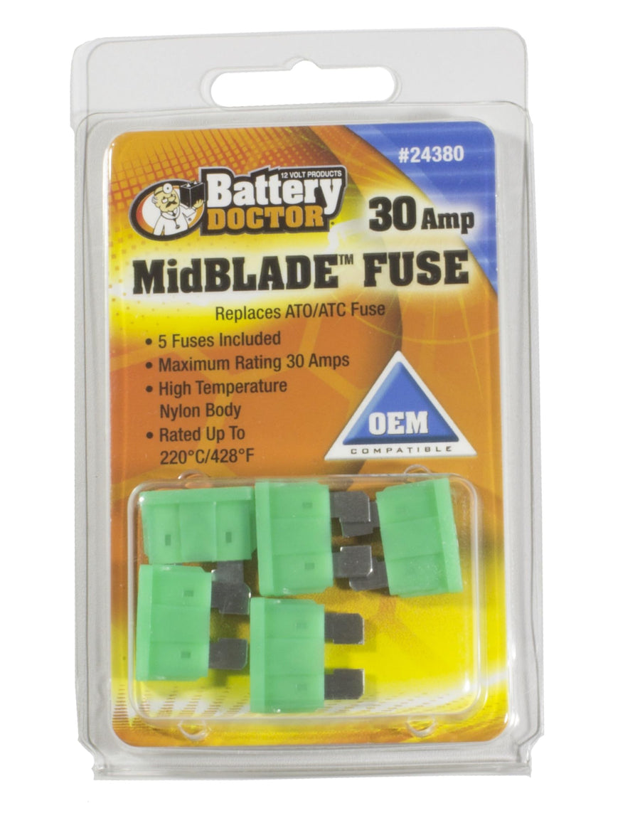 24380 WirthCo Engineering Inc Fuse 30 Amp ATC/ATO Blade 5/Cd