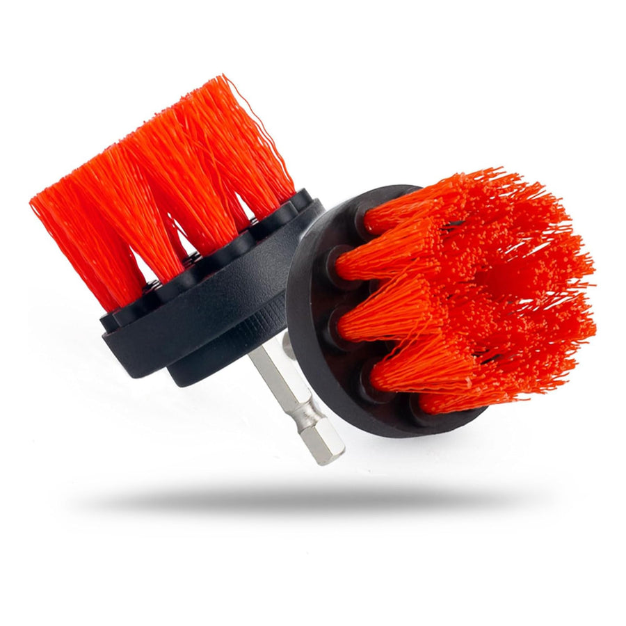 Maxshine Medium-Duty Upholstery & Carpet M8 Drill Brush (2”) | Power Scrubber Attachment for Car Detailing | Removes Grime, Stains & Spots from Leather, Fabric, Seats & Carpets