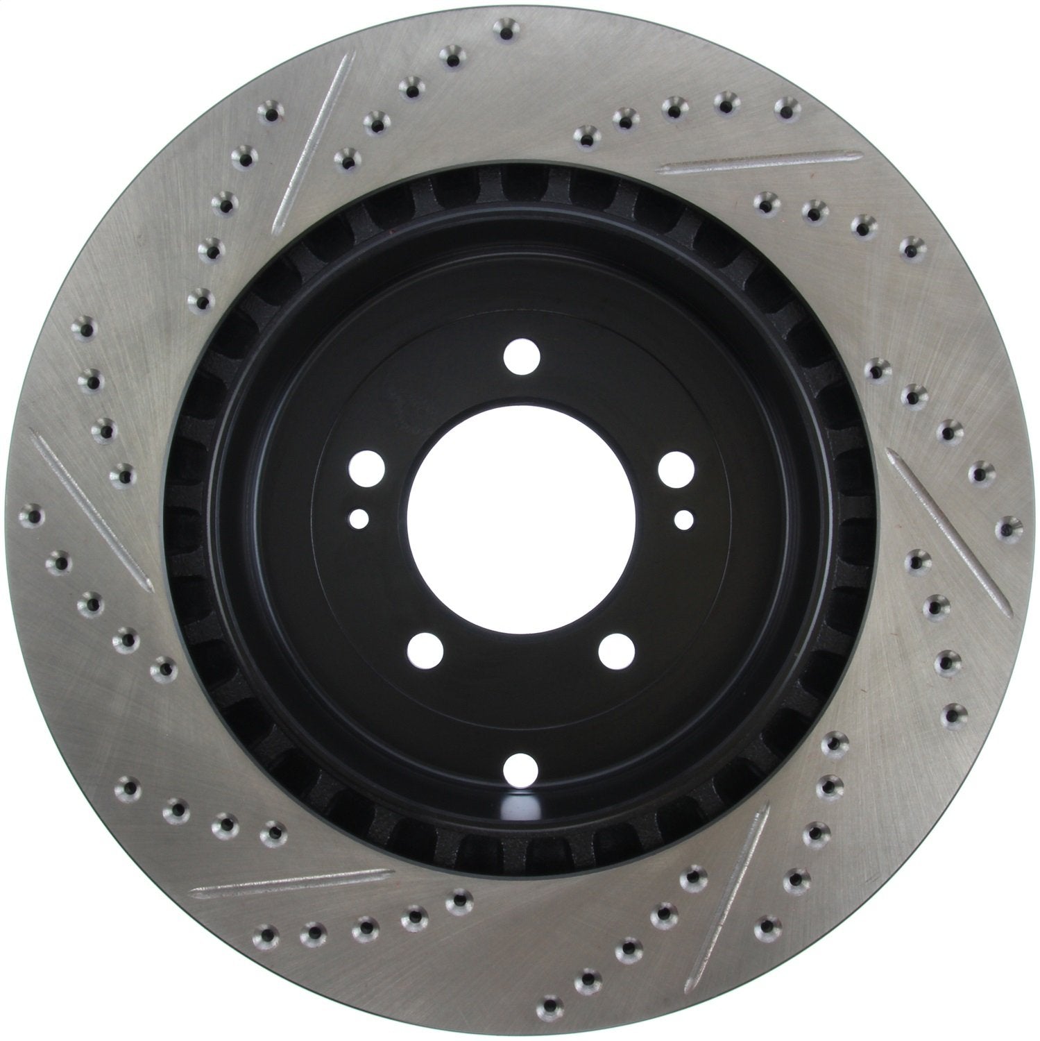 Sport Drilled/Slotted Brake Rotor StopTech 127.46075L (Rear Left), 1 Pack
