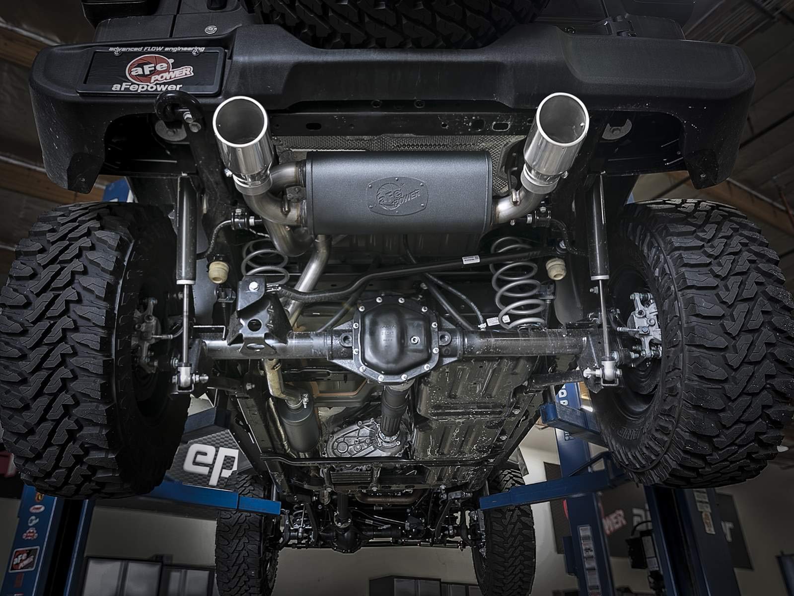 Rebel Series aFe Power 49-38066-P Performance Cat-Back Exhaust System