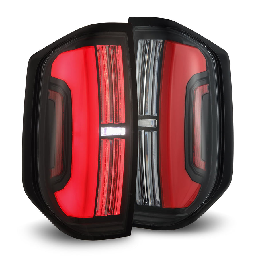 NOVA-Series AlphaRex LED Tail Lights Compatible with 14-21 Tundra (Black-Red)