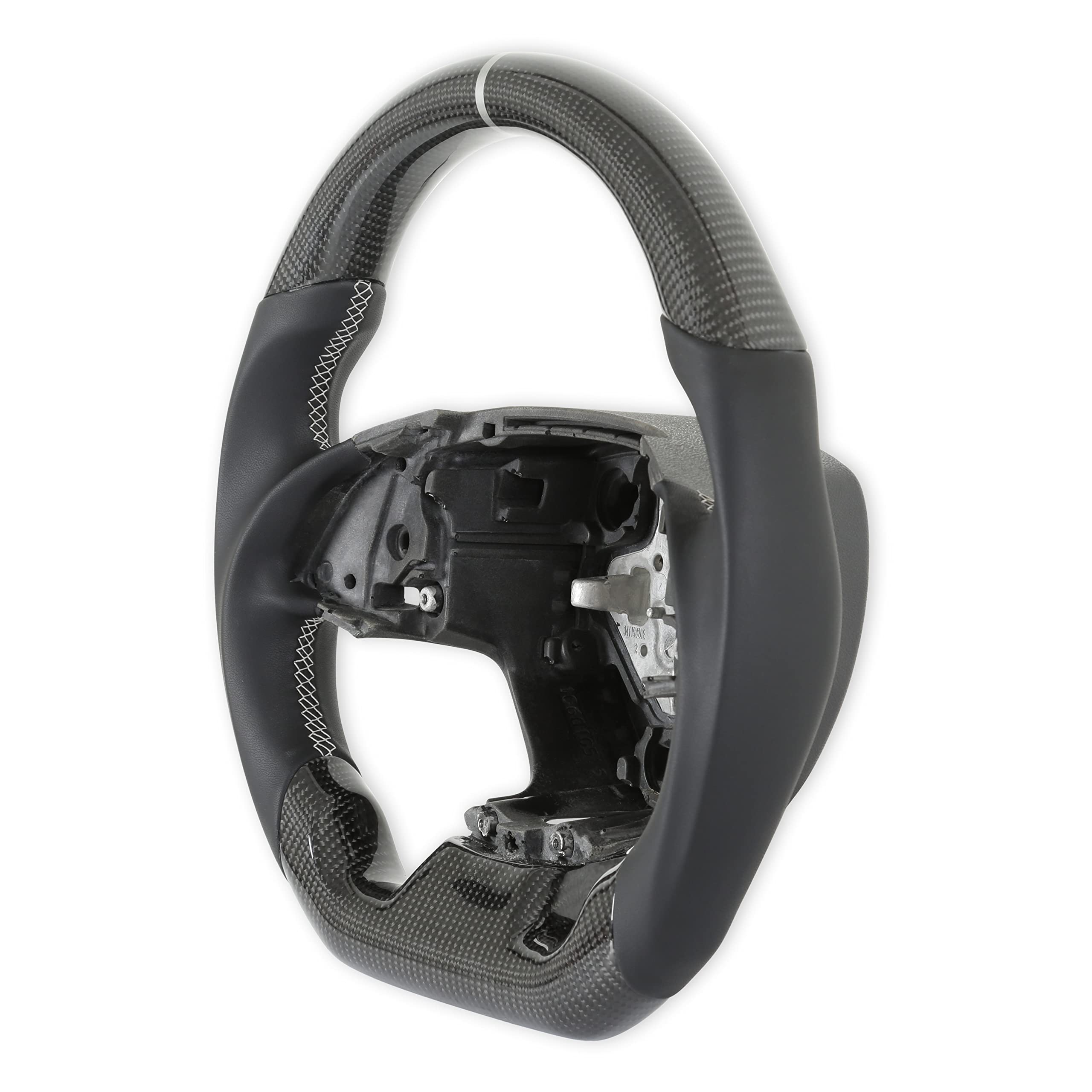 Carbon Fiber Drake Muscle Cars CA950-15 Steering Wheel with Leather Grips Heated