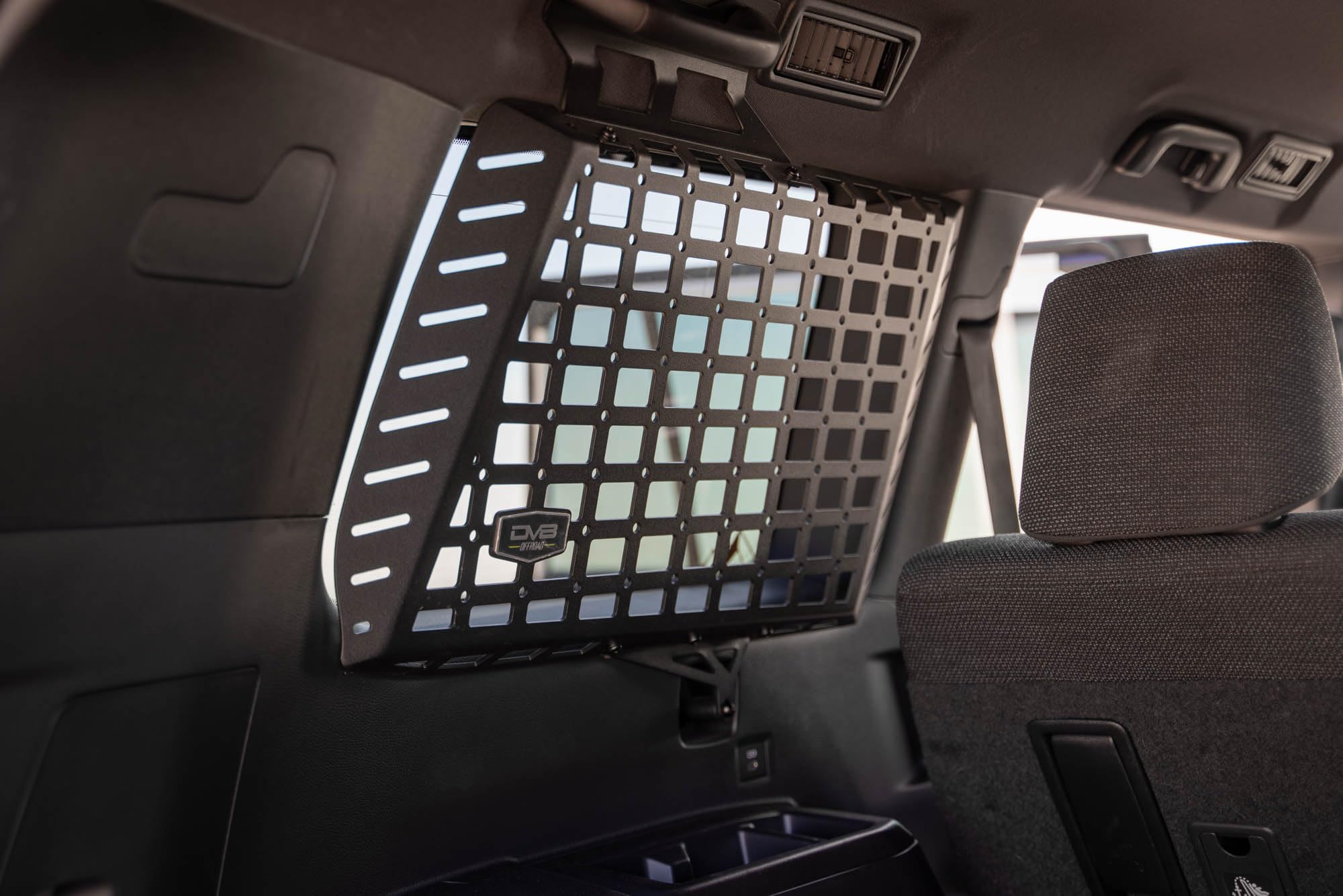 Rear Window Pocket Molle Panels DV8 Offroad for 2024 Toyota Land Cruiser & Lexus GX 550 | Molle Panel Design | Wide Range of Mounting Solutions | M6 Slots for Carriage Bolt Mounting | Rigid Fitment