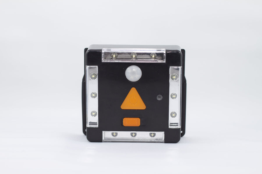 12-LED Tri-Lynx Corp Light Black with Motion and Dusk/Dawn Sensor