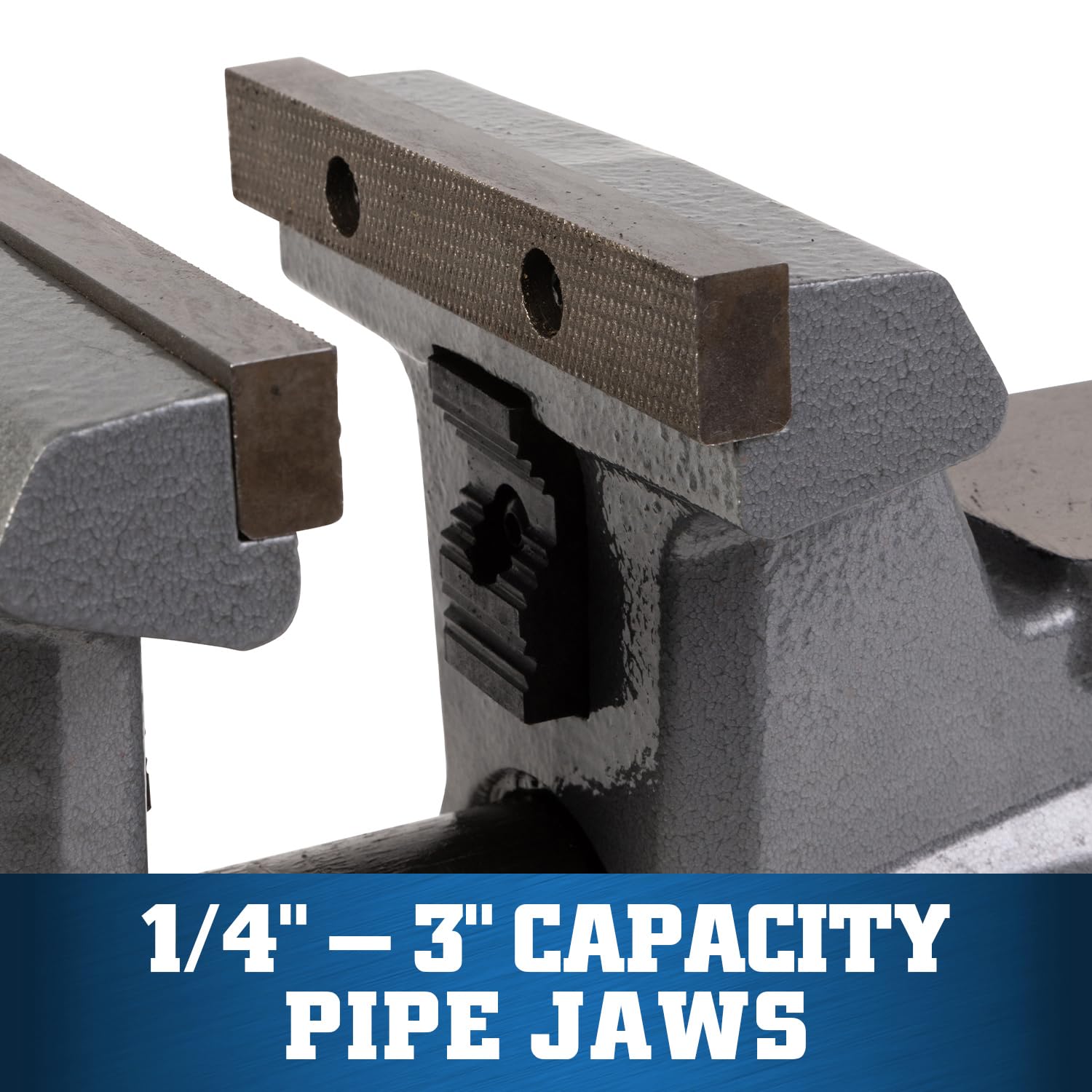 Wilton Pro Mechanics Bench Vise, 5-1/2" Jaw Width, 5" Jaw Opening, 3-5/8" Throat (Model 855M)