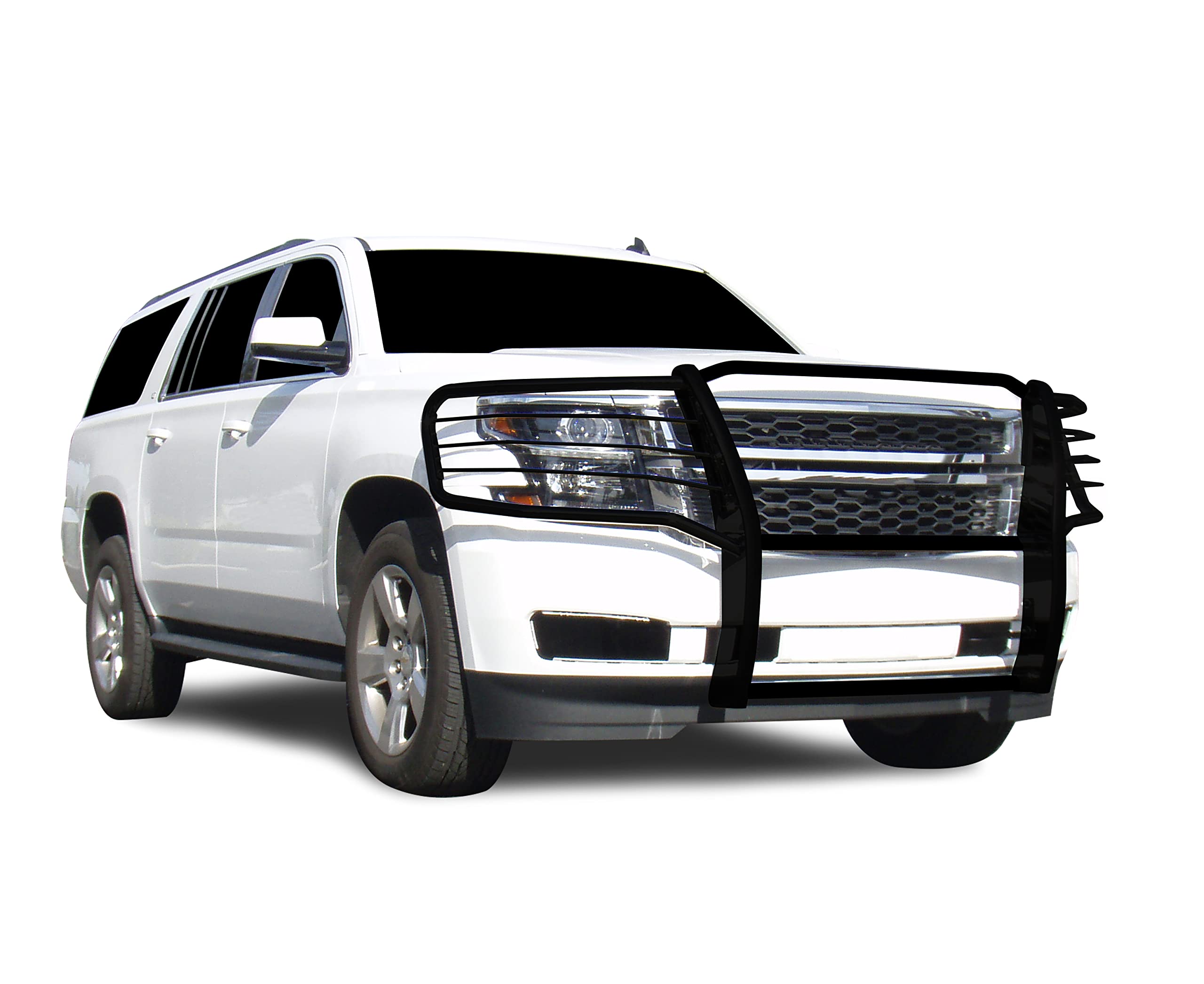 Bumper Guard Modular Black Black Horse Grille Compatible with 2015-2023 Chevrolet Suburban |2015-2023 Chevrolet Tahoe-17GT20MA