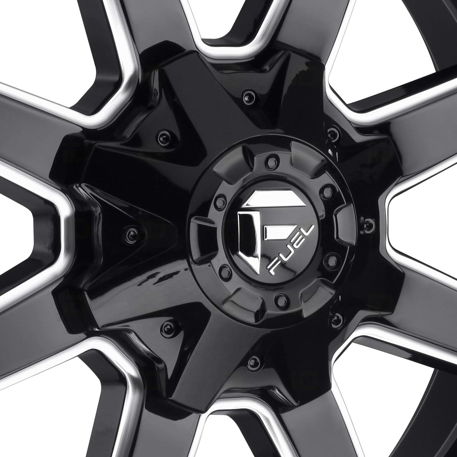 D610 MAVERICK FUEL OFF-ROAD 18X9, 8X6.5, 5.79, 20mm GLOSS BLACK MILLED - D61018908257