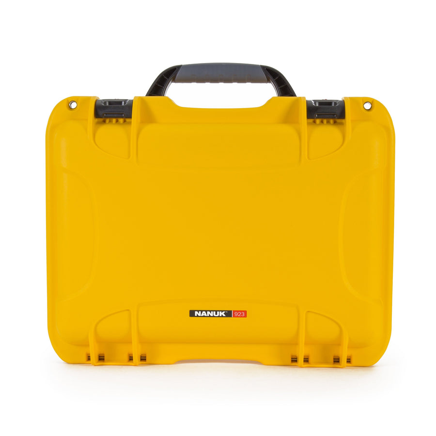 Waterproof Nanuk 923 Hard Case Empty with Incorporated TSA Approved Travel Lock Latches - Yellow