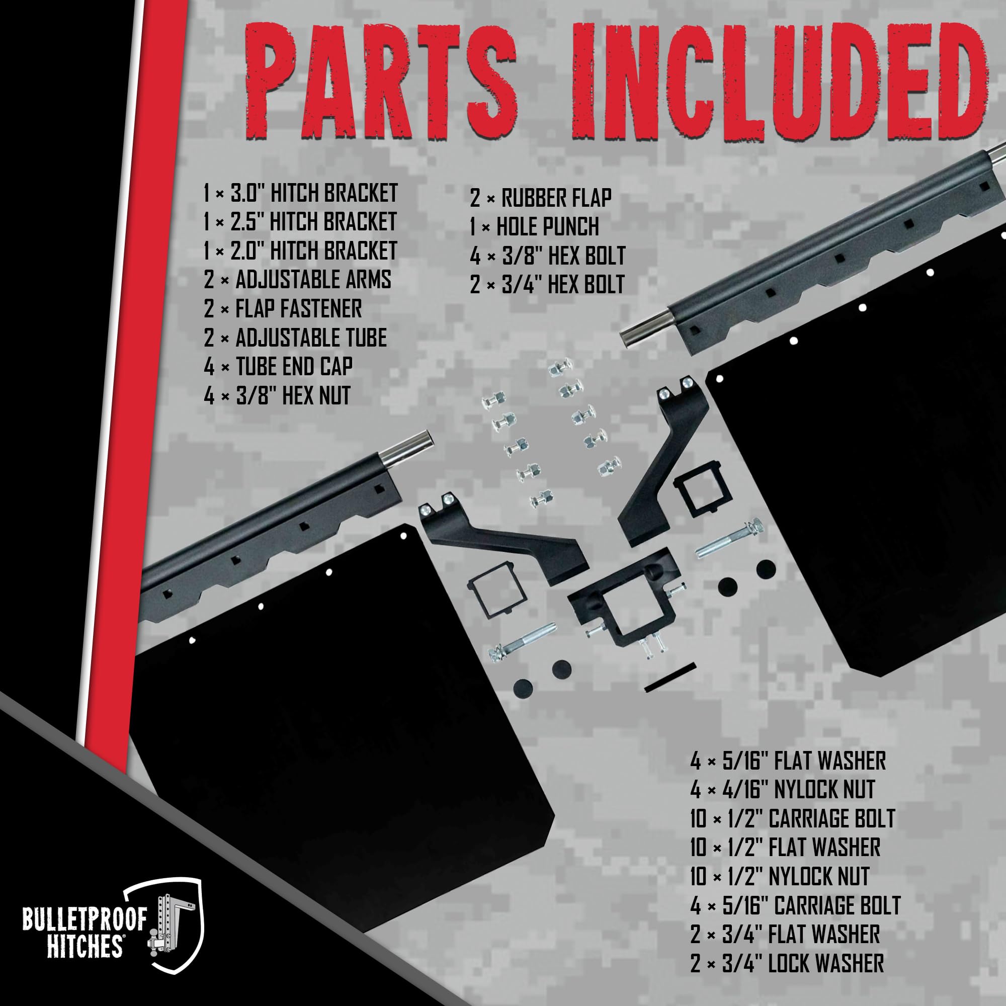 Mud Flap System Bulletproof Road Shield