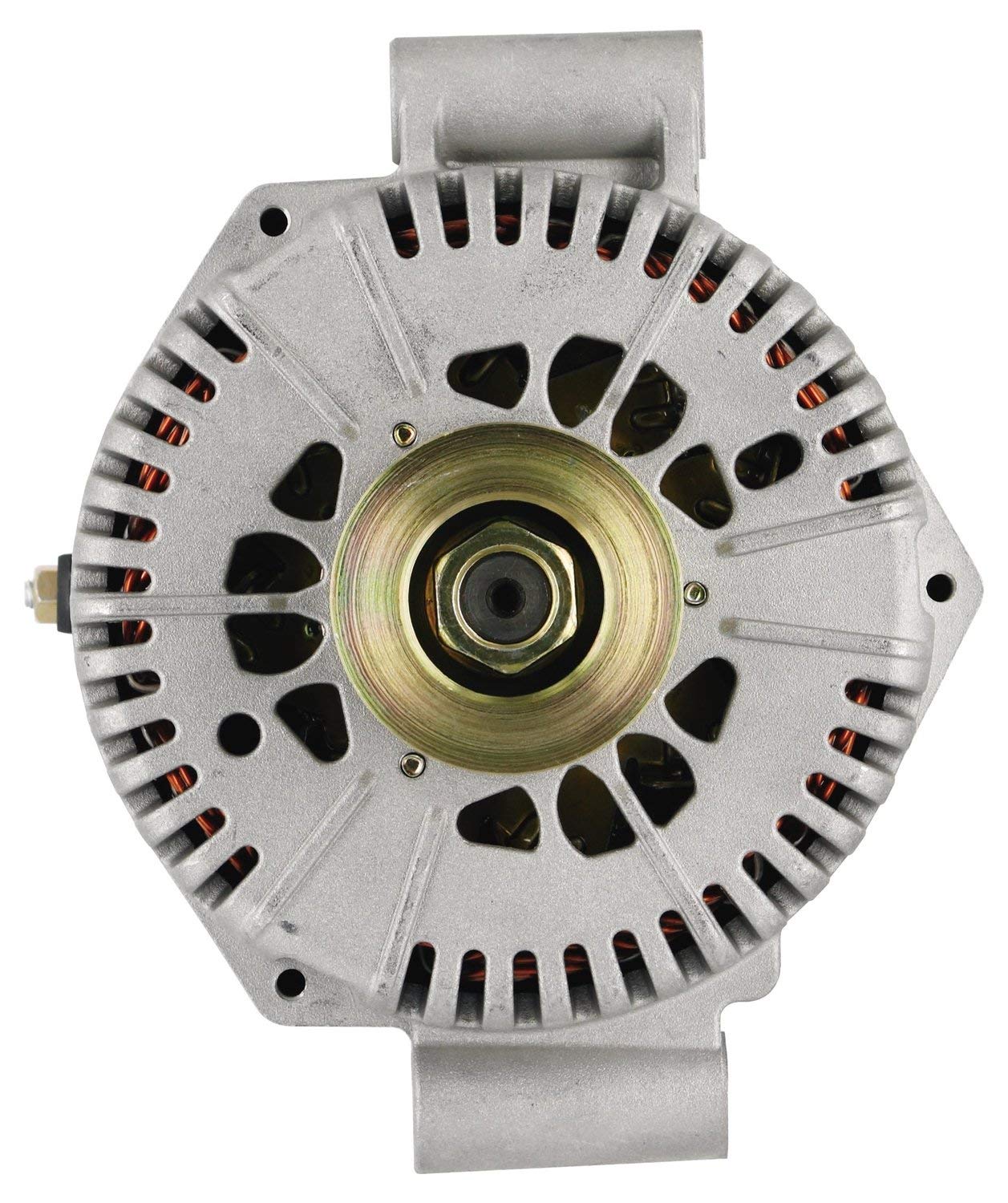 Alt Powermaster Ford 4G Natural 200A 6 grv Pulley Transverse MTG I-D-A VR