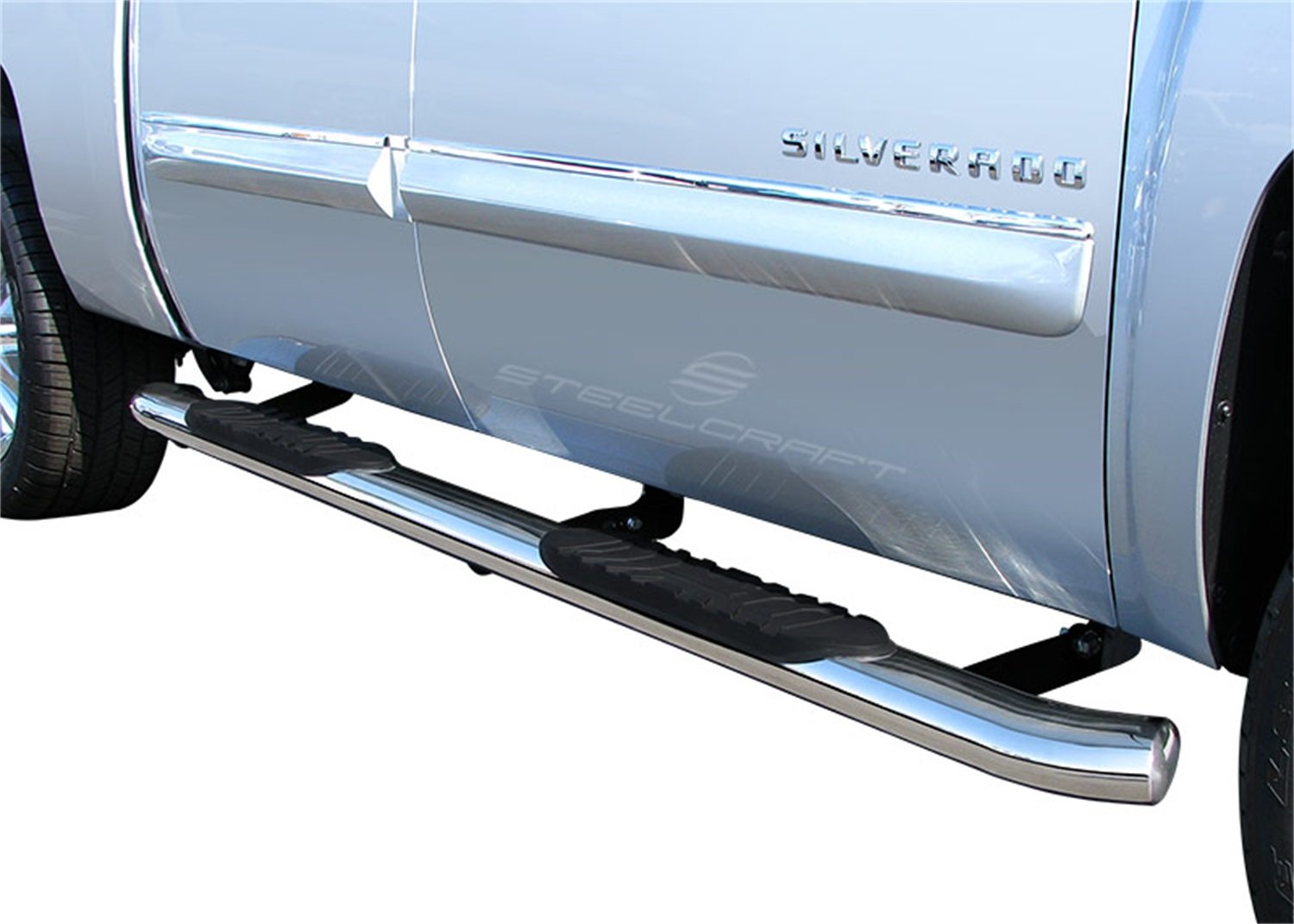 5 in. Premium Oval Side Bar Steelcraft 402229P Polished Stainless Steel