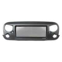 Spartan Grille, Satin Black | Rugged Ridge | 12034.01 | Fits 2007-2018 Jeep Wrangler JK