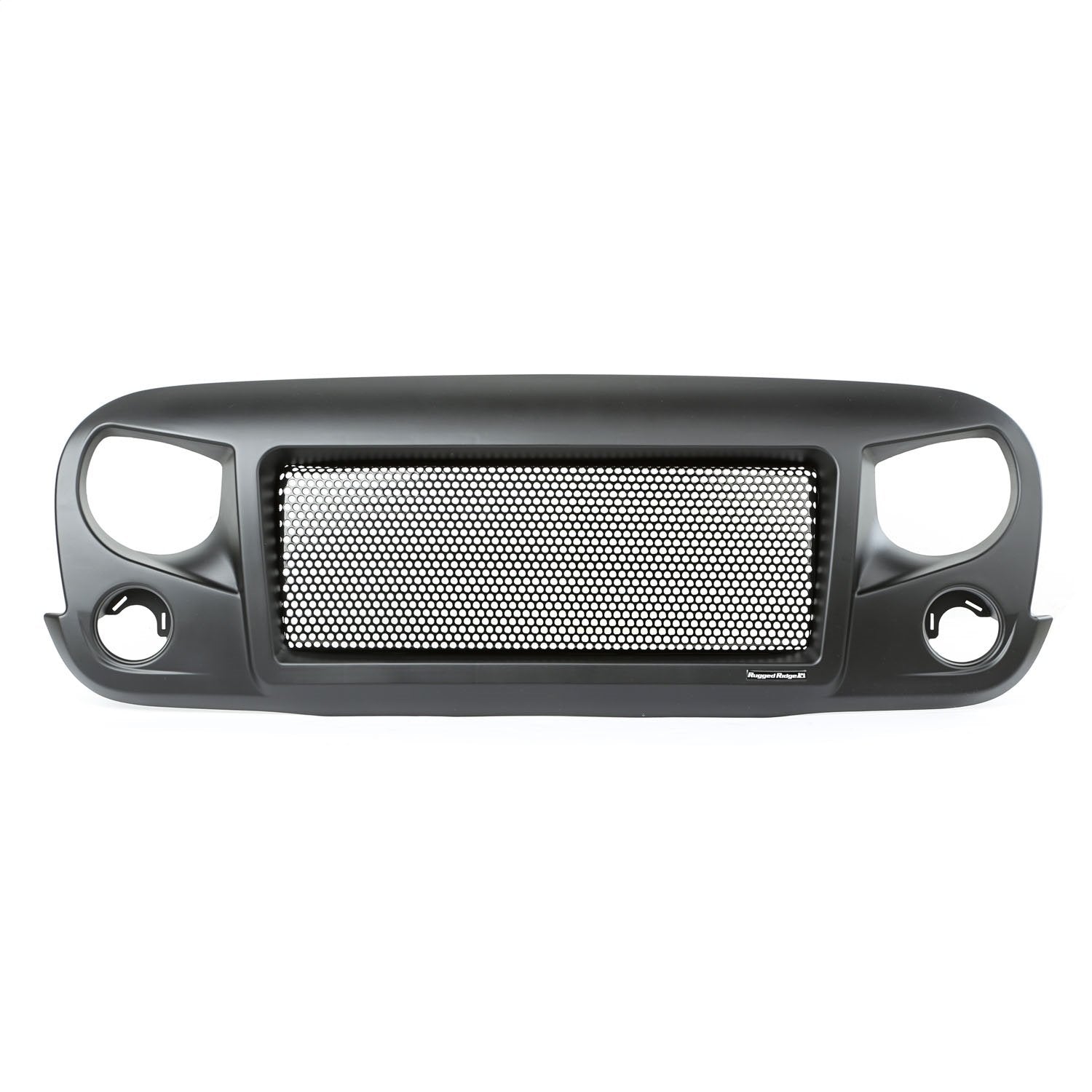 Spartan Grille, Satin Black | Rugged Ridge | 12034.01 | Fits 2007-2018 Jeep Wrangler JK
