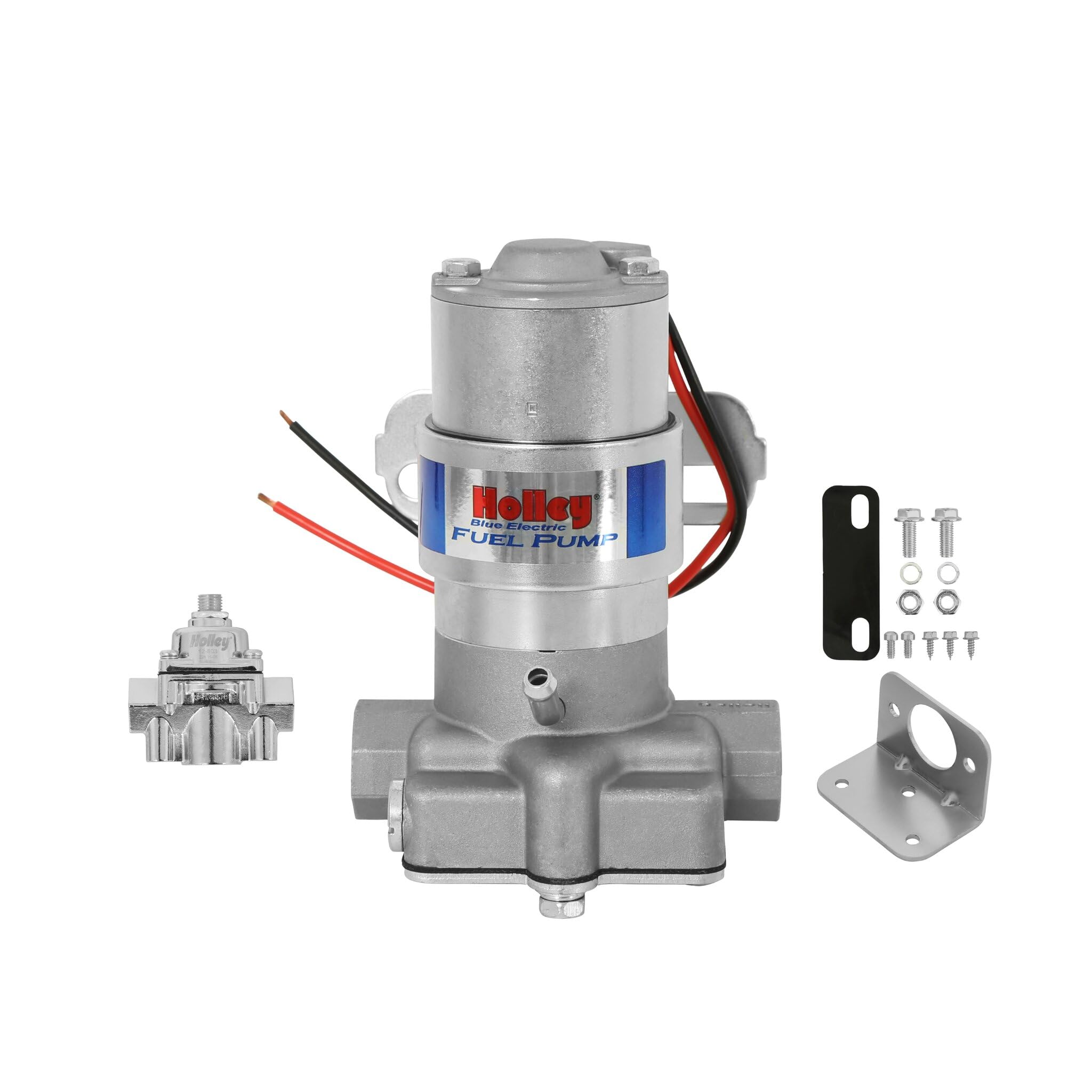 110 GPH Holley Blue® Electric Fuel Pump With Regulator 712-802-1