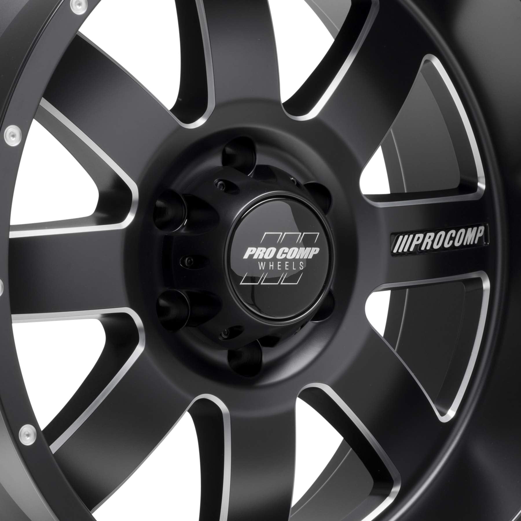 PRO COMP Trilogy Series 73 Satin Black Milled (17x9 / 6x5.5 / -6mm)