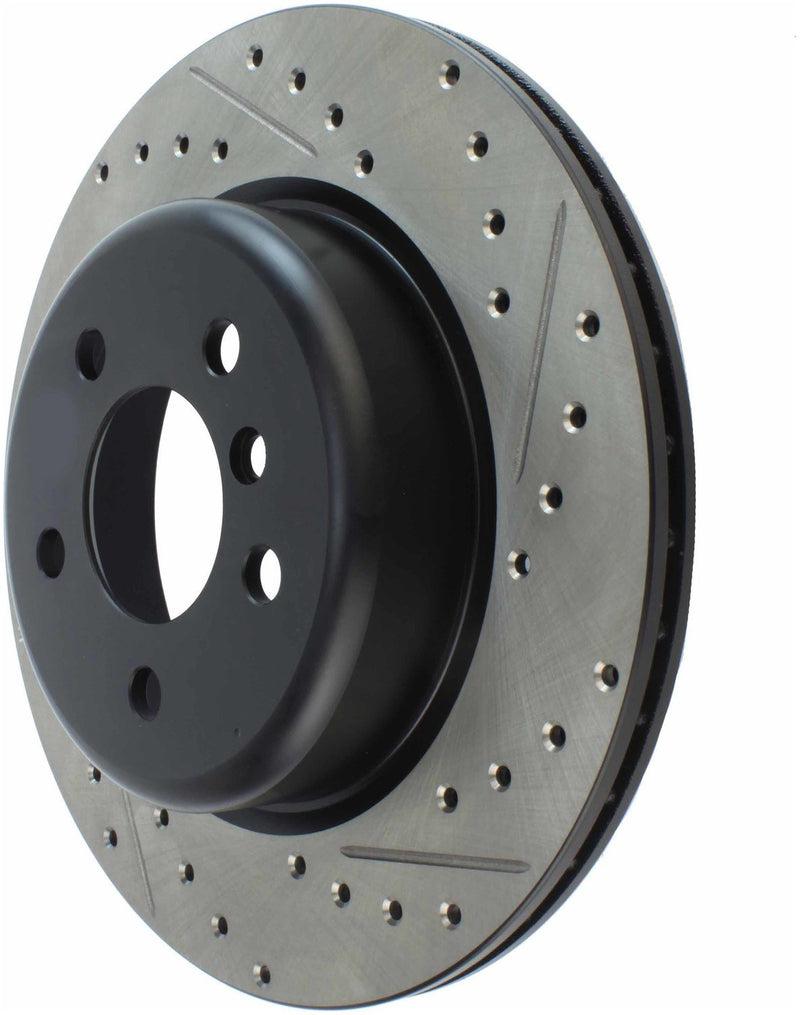 Sport Drilled/Slotted Brake Rotor StopTech 127.34131L (Front and Rear Left), 1 Pack