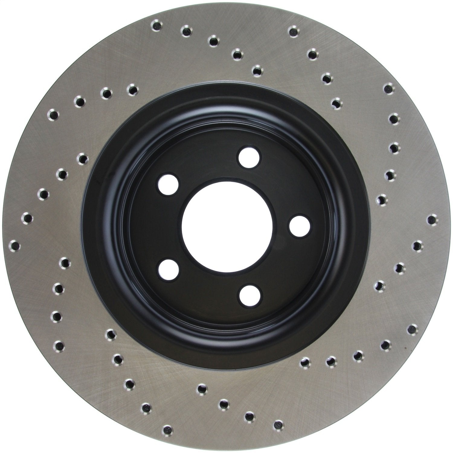 StopTech Sport 128.61112R Cross Drilled Brake Rotor (Front Right), 1 Pack
