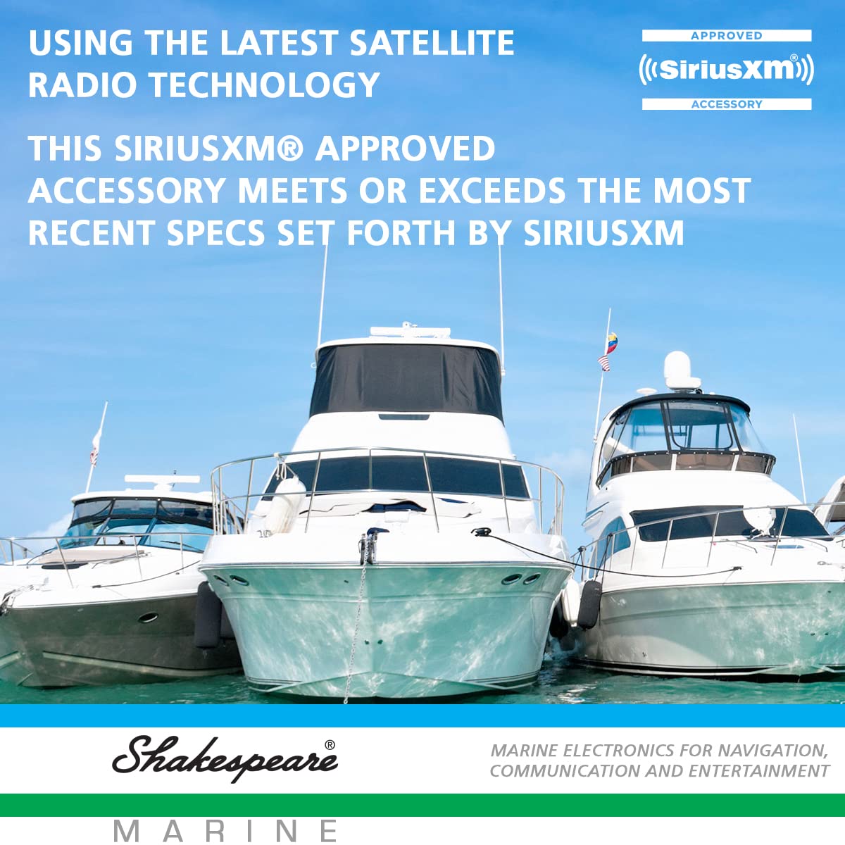 SiriusXM Satellite Antenna, Shakespeare SRA-50 Galaxy White