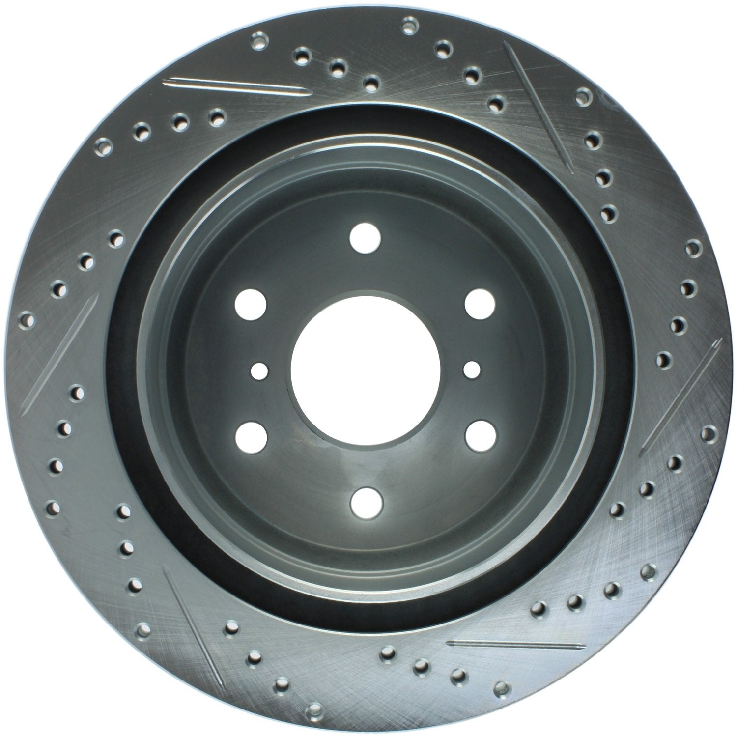 StopTech 227.66065R Brake Rotor Select Sport Drilled and Slotted; Rear Right