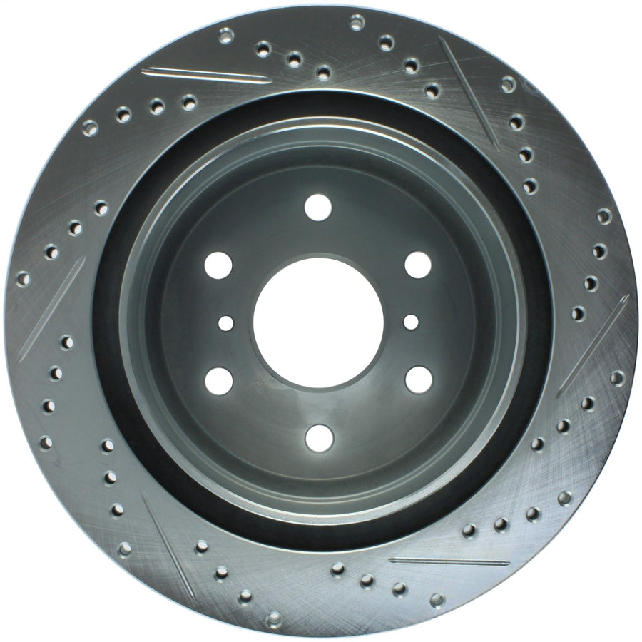 StopTech 227.66065R Brake Rotor Select Sport Drilled and Slotted; Rear Right