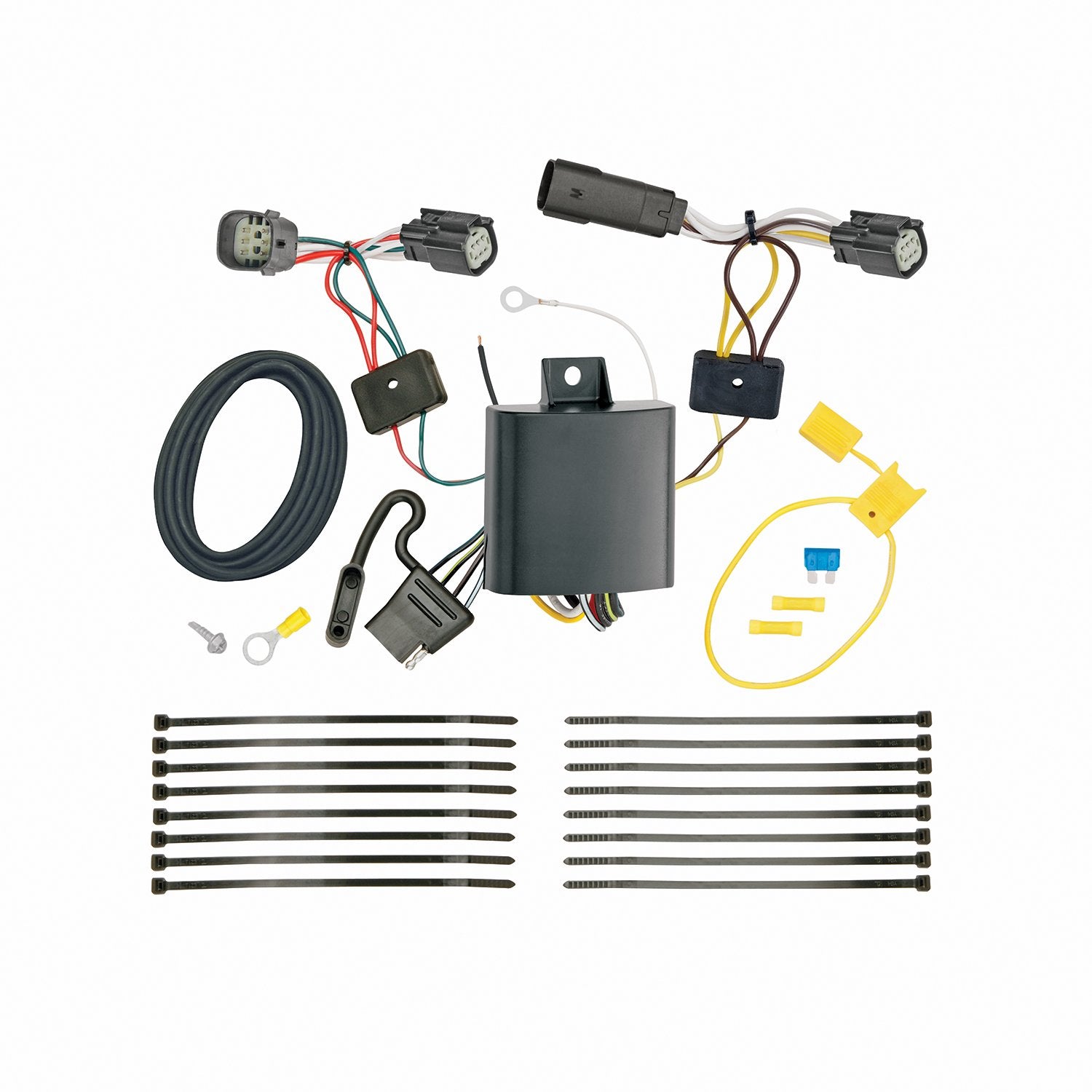 T-One® Tekonsha T-Connector Harness, 4-Way Flat, Compatible with Select Chevrolet Trax