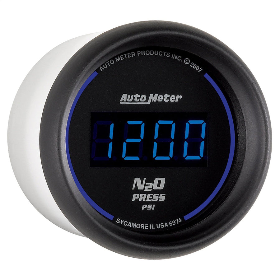 Cobalt Auto Meter 6974 Digital 2-1/16" 0-1600 PSI Nitrous Pressure Gauge