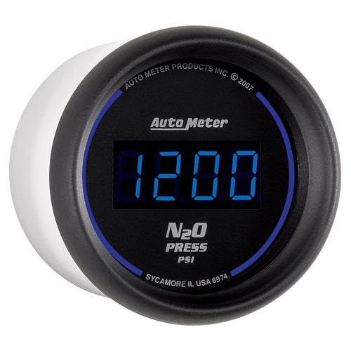 Cobalt Auto Meter 6974 Digital 2-1/16" 0-1600 PSI Nitrous Pressure Gauge