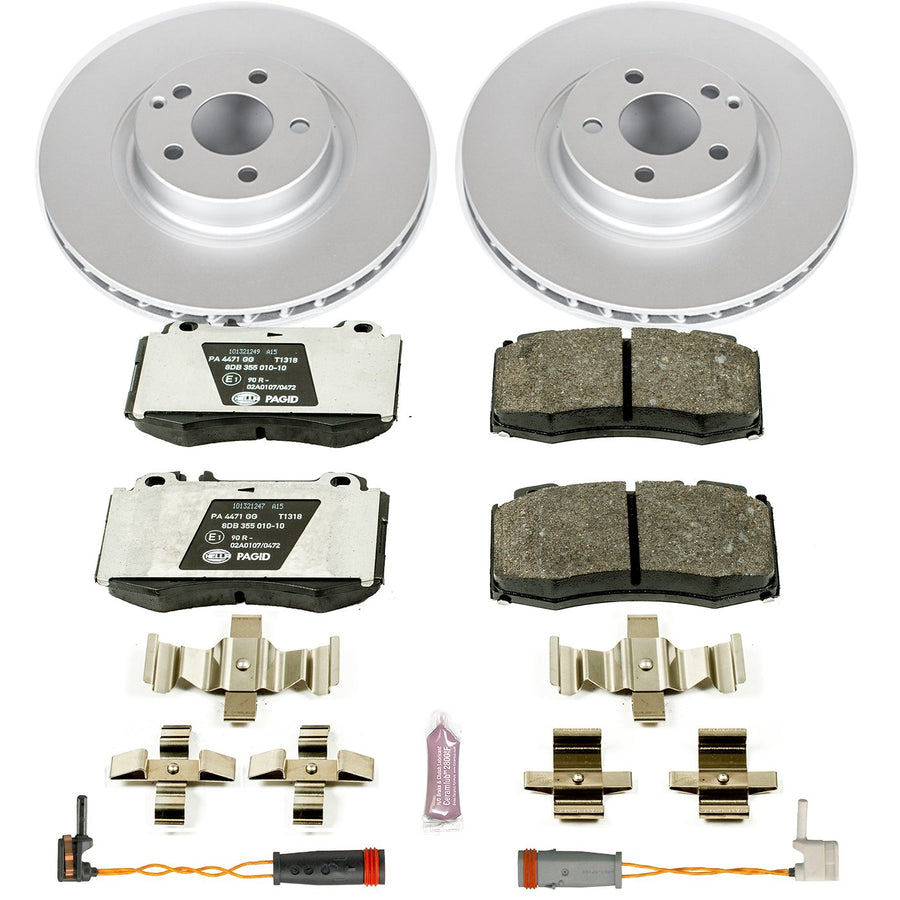 Euro-Stop Power Stop ESK5241 Brake Kit Front and 2 Front Sensor Wires Mercedes