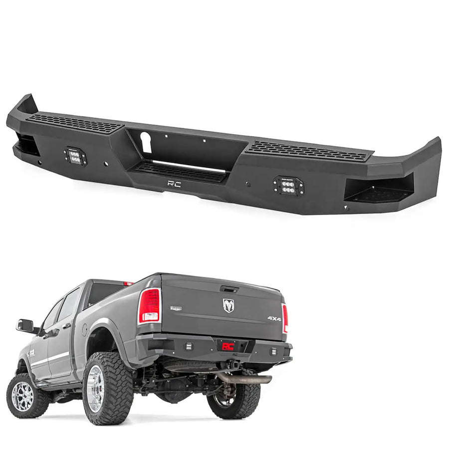 Rough Country Heavy Duty Rear LED Bumper for 2010-2024 Ram 2500/3500-10786B