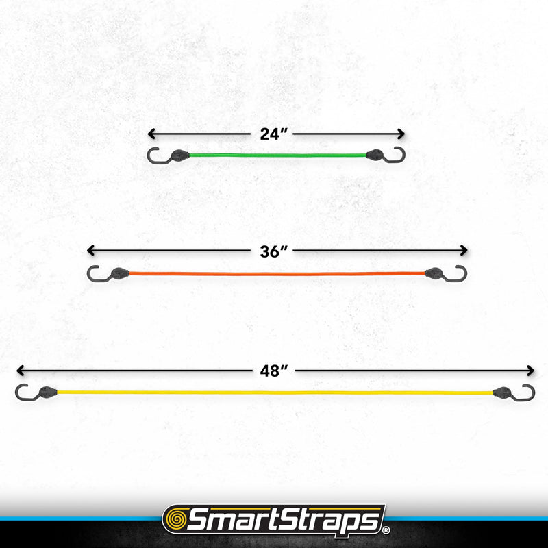 Bungee Value Pack Assortment SMARTSTRAPS 119 Super Strong, (Pack of 5)