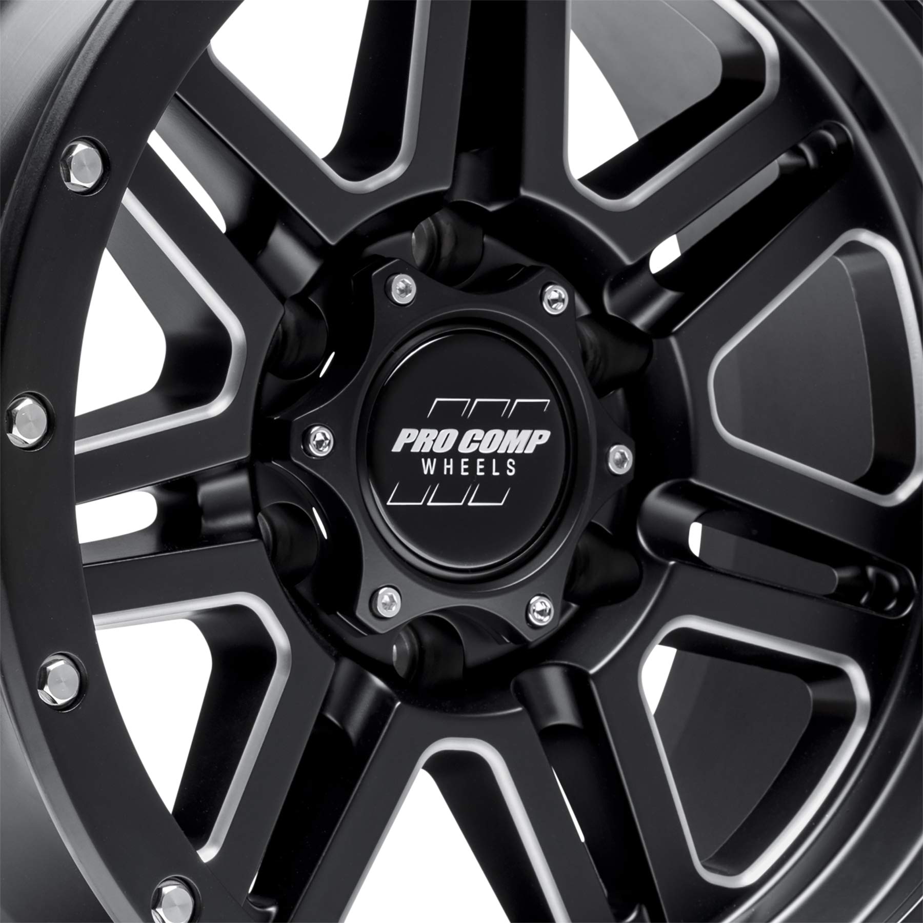 PRO COMP Apex Series 62 Satin Black Milled (20x10 / 6x5.5 / -18mm)