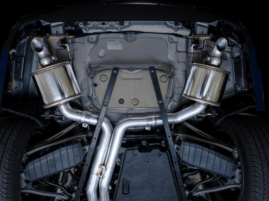 AWE Tuning Exhaust Touring Edition | 3" Diameter | No Tips for C8 Audi A6/A7 3.0T (3015-31003)
