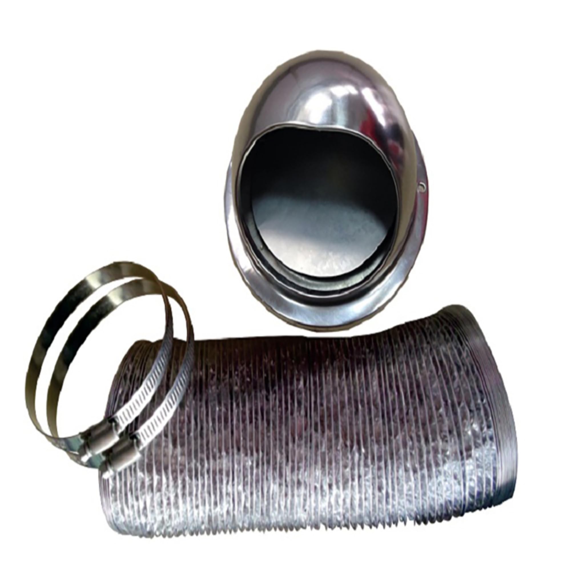 Outside Vent Kit PINNACLE 18-1064 with Damper for Dryer - Stainless Steel